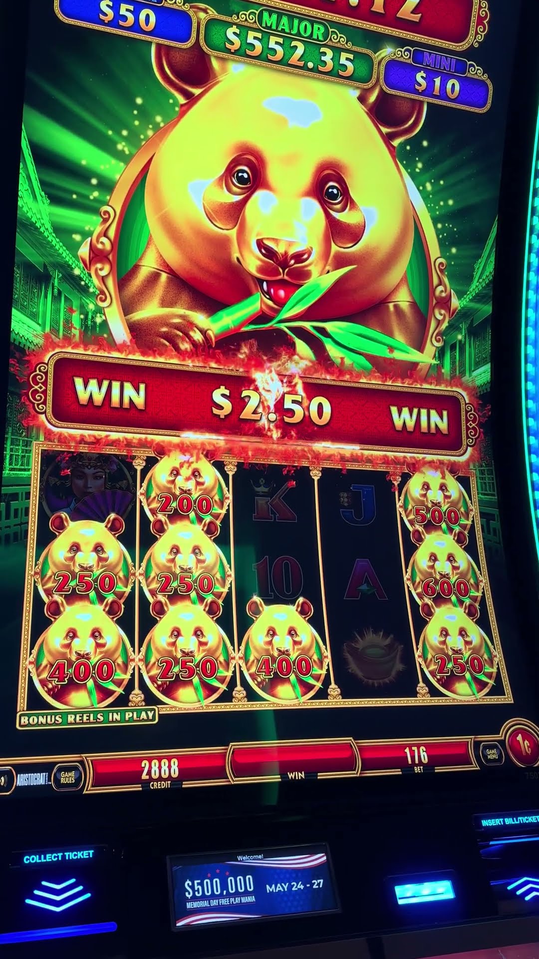 golden panda retrait